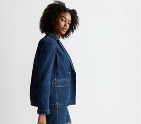 Madewell Denim Blazer in Deardorff Wash