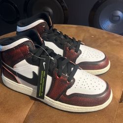 Jordan 1 Mid Wear Away Chicago Red 