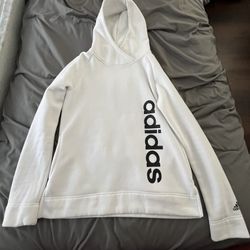 White Adidas Hoodie