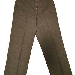 ORIGINAL WWII US ARMY No. 2 M1944 WOOL COMBAT FIELD TROUSERS  32x24 Small Waist