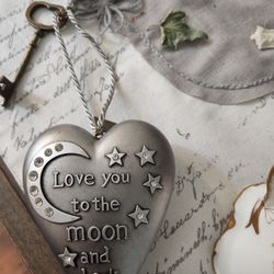 TO THE MOON ART HEART

