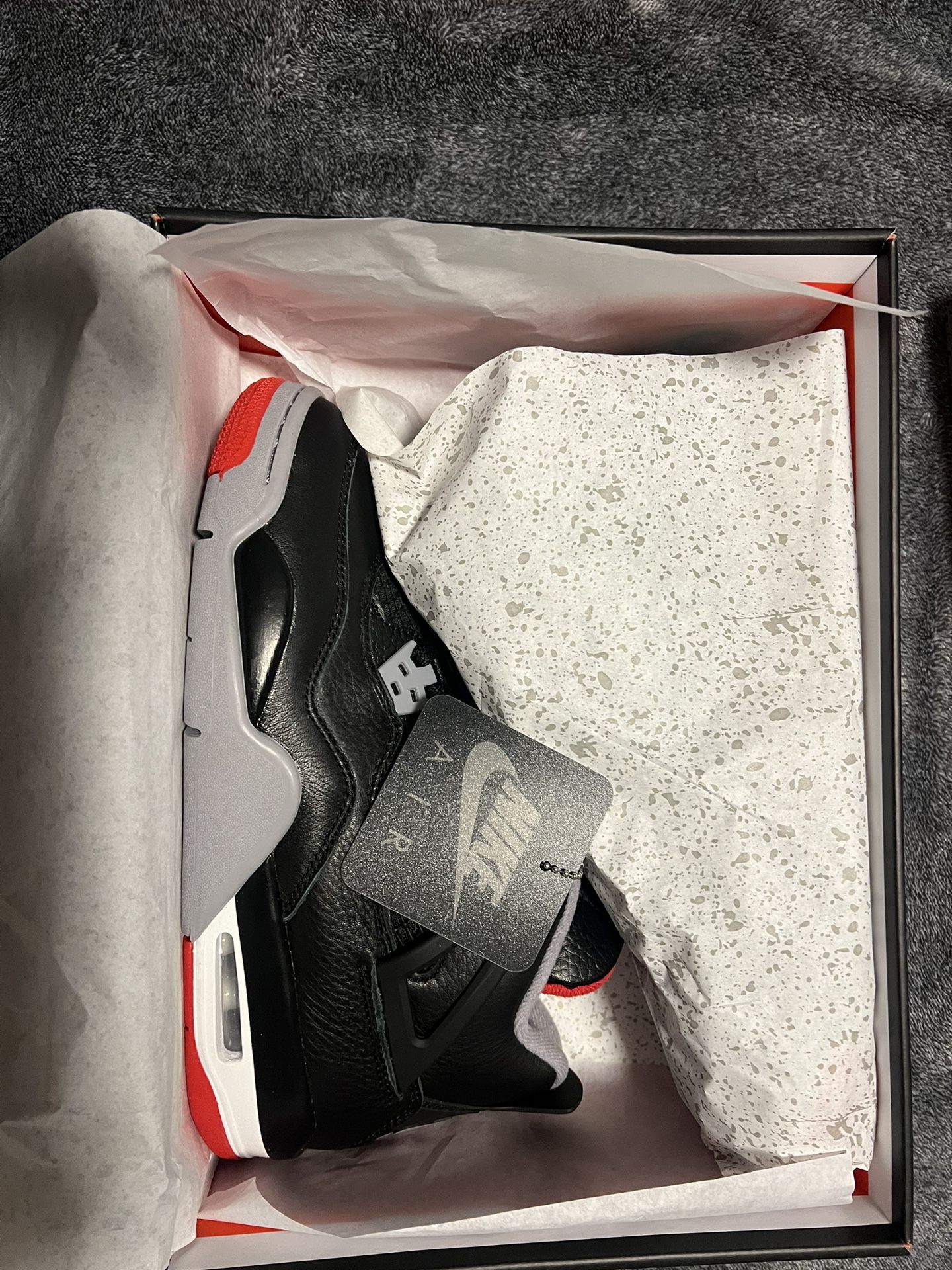 Brand New Jordan 4s Bred Reimagined Size 7 