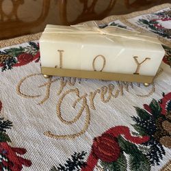 New “Joy” candle