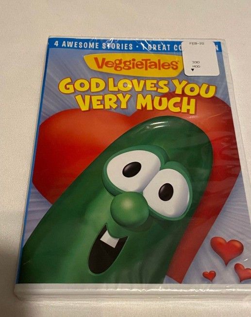 DVD Veggie Tales  GOD Loves You  New!