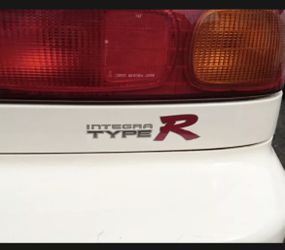 HONDA OEM Integra Type R Rear Type R Decal