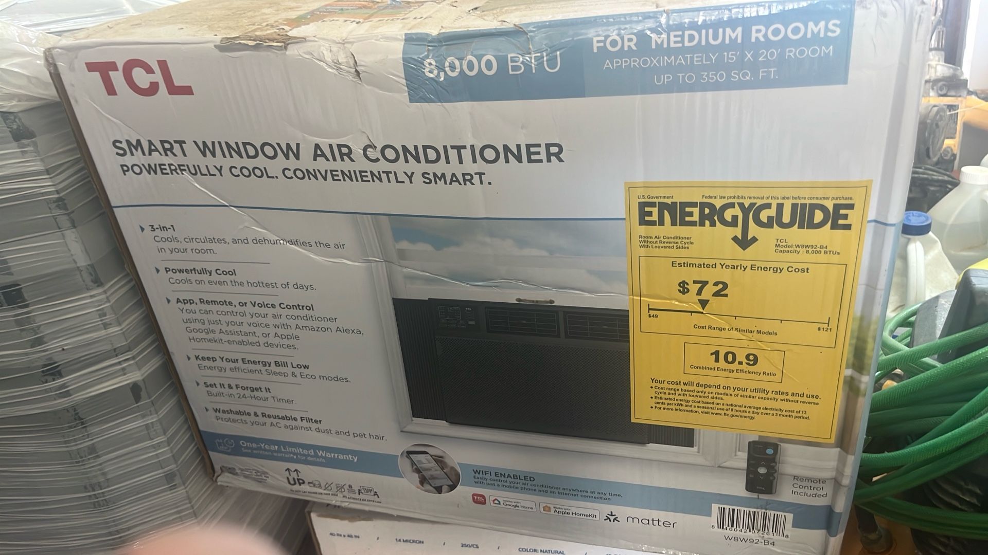 Ac Unit 8.000 Btu Brand New Beber Open Box