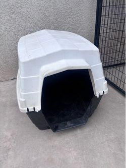 Large plastic dog house