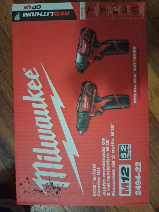 Milwaukee M12 2Tool Combo KIt