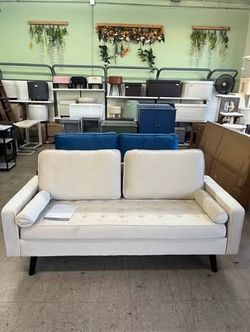 VASAGLE Velvet Sofa Couch 71"L x 31"W x 27.5"H - Beige