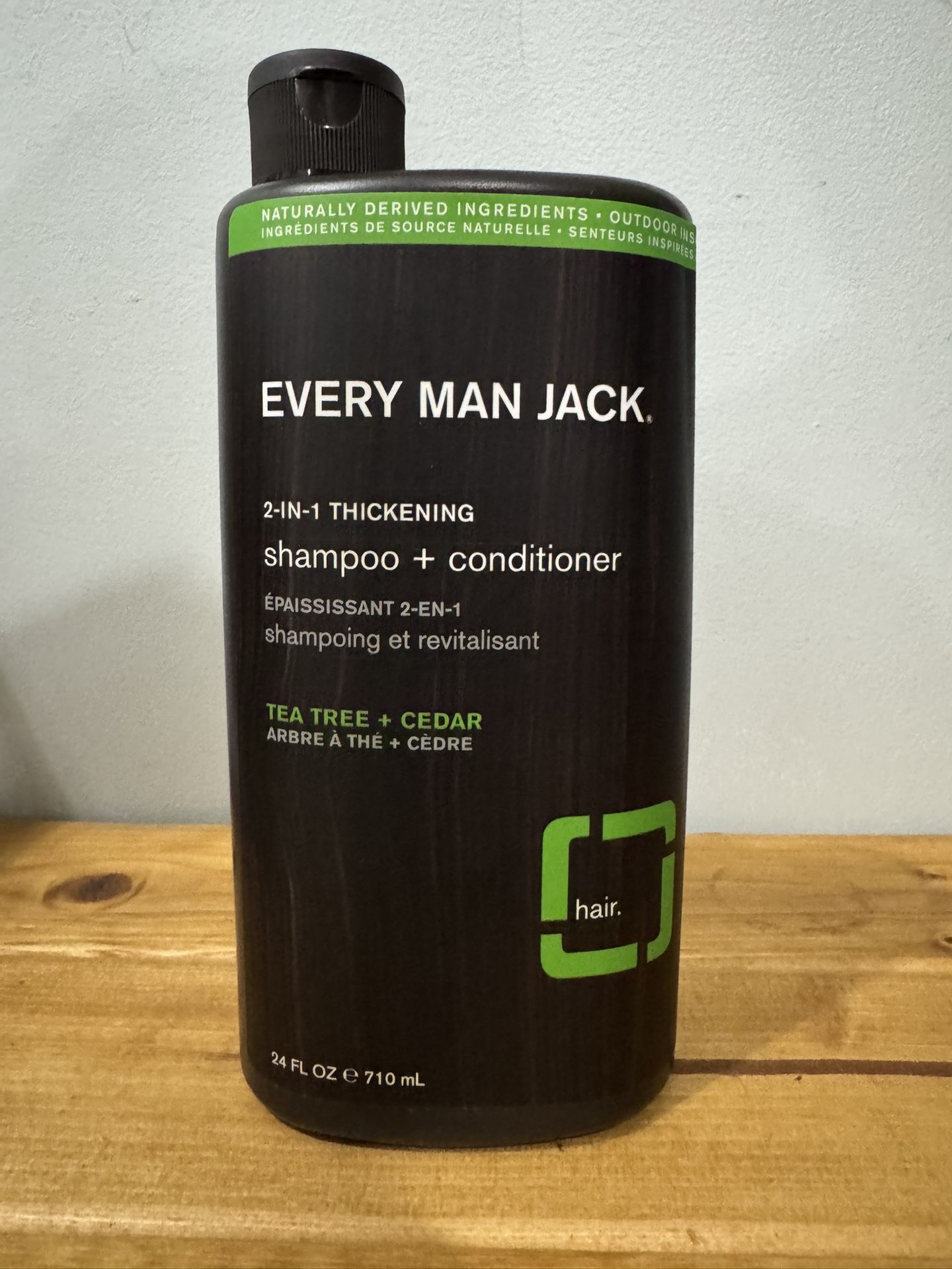 Every Man Jack 2-in-1 Tea Tree + Cedar Thickening Shampoo + Conditioner, 24oz