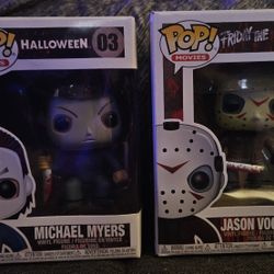 Michael Myers And Jason Voorhees Funko Pops