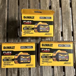 Dewalt battery flex volt 12ah 180$ each