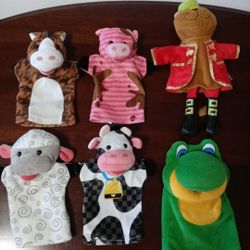 Melissa & Doug Farm Friends Hand Puppet .
 Pretend Play 9"
