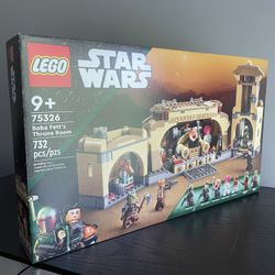 NEW / SEALED Star Wars LEGO 75326 Boba Fett’s Throne Room