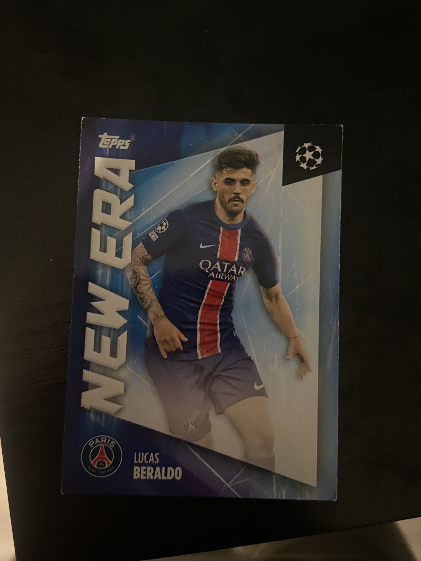 2024-25 Topps UEFA Club Competitions LUCAS BERALDO #NE-20 New Era - PSG