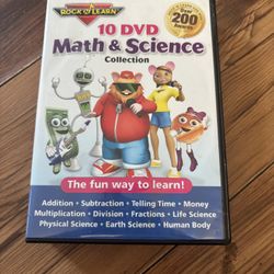 Rock 'N Learn 10 DVD Math & Science Collection *Brand New Sealed*