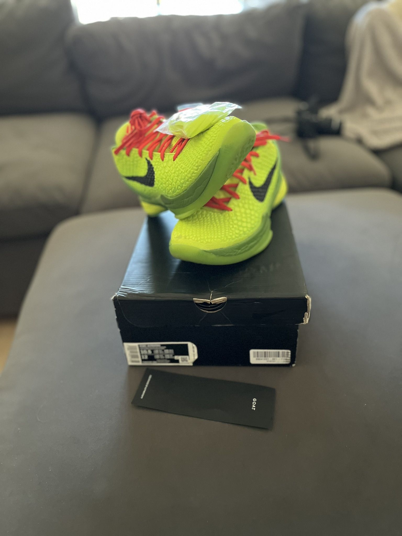 Kobe 6 Grinch- 2020- Good Condition
