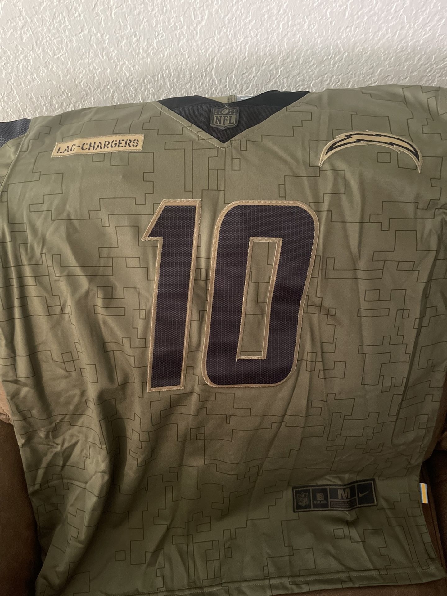 Justin Herbert Chargers Jersey Adult M