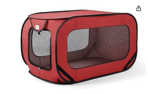 Love's cabin 36in Portable Large Dog Bed - Pop Up Dog Kennel, Indoor O - $10 (Harlem / Morningside)

