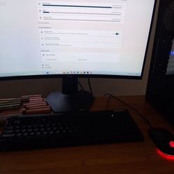 Cyber Power PC 1TB Space Window 11 With Monitor 