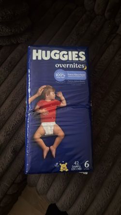 Huggies overnites size 6