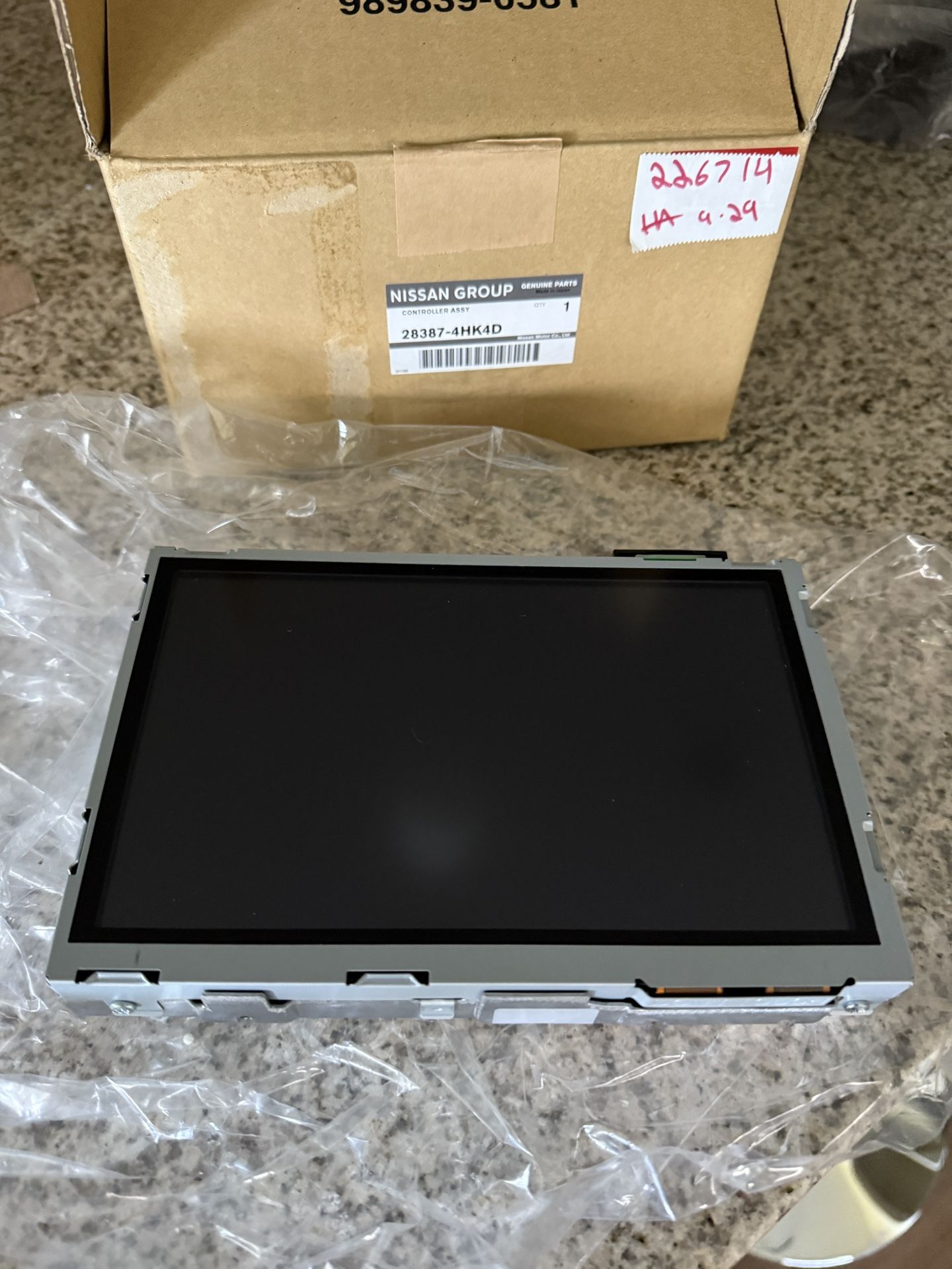 Infiniti Q50 Control Assembly Display w/ Navigation OEM
