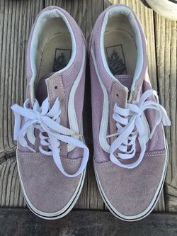 Lavender Vans Size 9 Womens