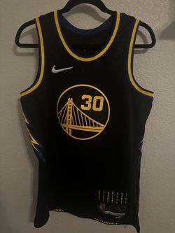 Steph Curry Authentic Warriors Nike City Jersey 