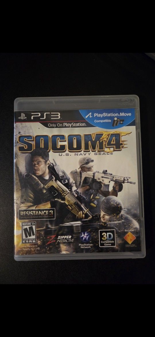 PS3 Game- SOCOM 4