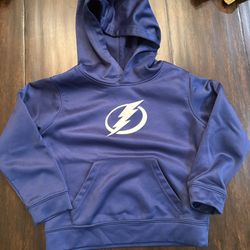 Official NHL Toddler  Tampa Bay Lightning Hooded Sweatshirt 4T