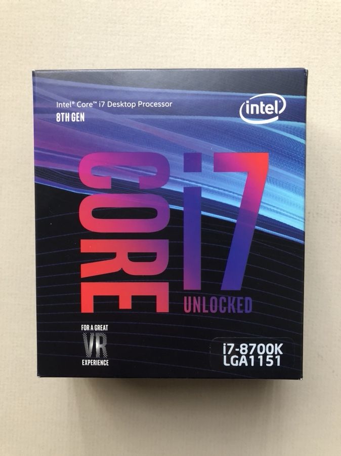 Intel Core i7 8700k Processor