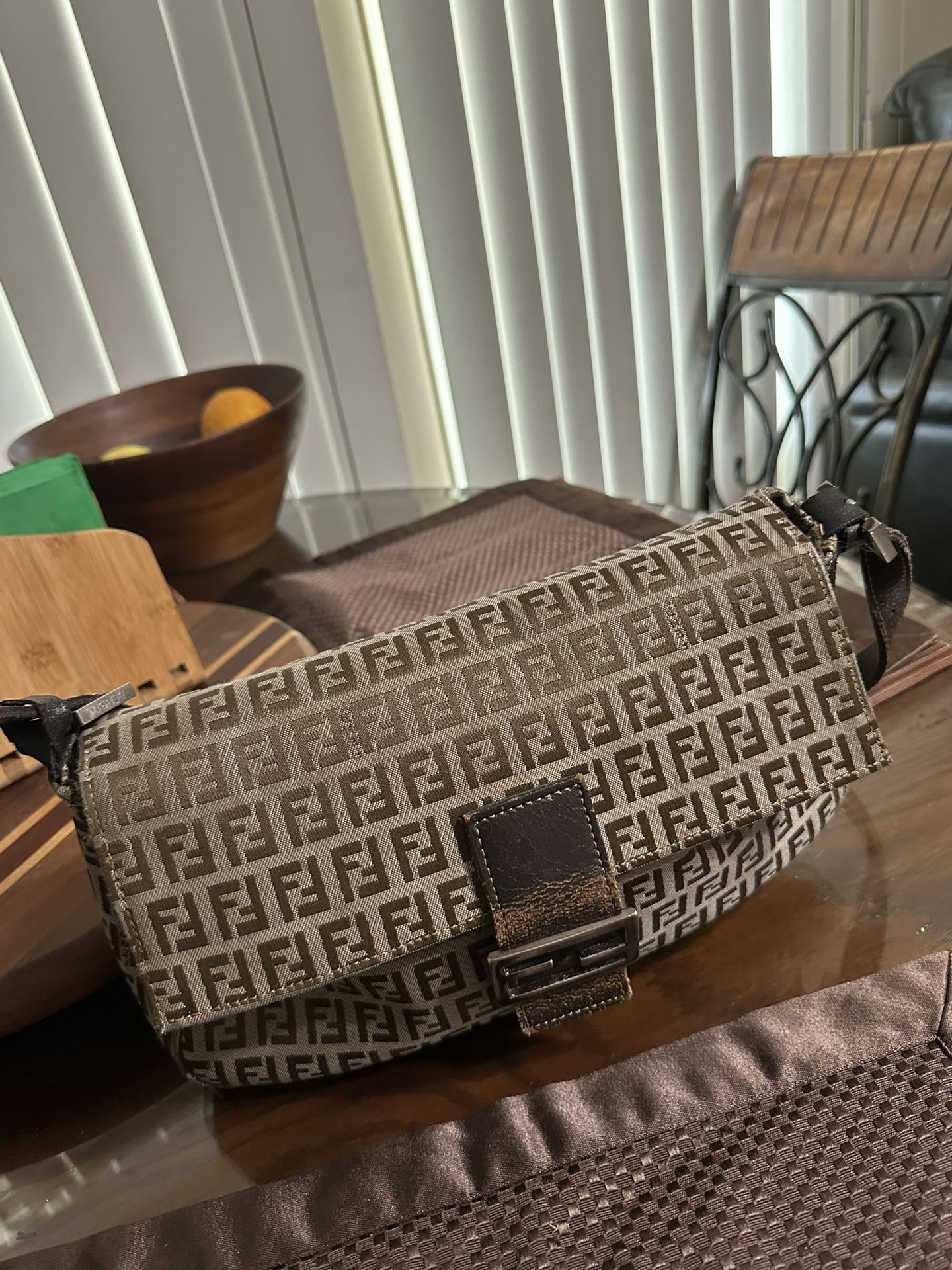 Vintage Fendi Used Designer Handbag