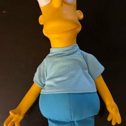 19” Signed, Talking Bart Simpson