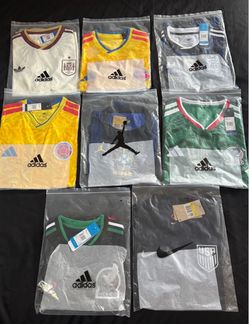 National soccer team jerseys (small)