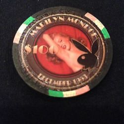 MARILYN MONROE PLAYBOY CLUB PALMS 2006 GRAND OPENING $100 POKER CHIP LIMITED