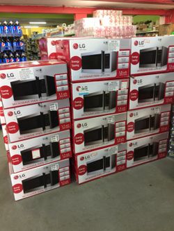 NEW LOAD LG MICROWAVES