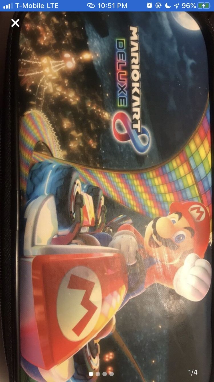 Nintendo switch Mario Kart 8 Deluxe Carrying Case