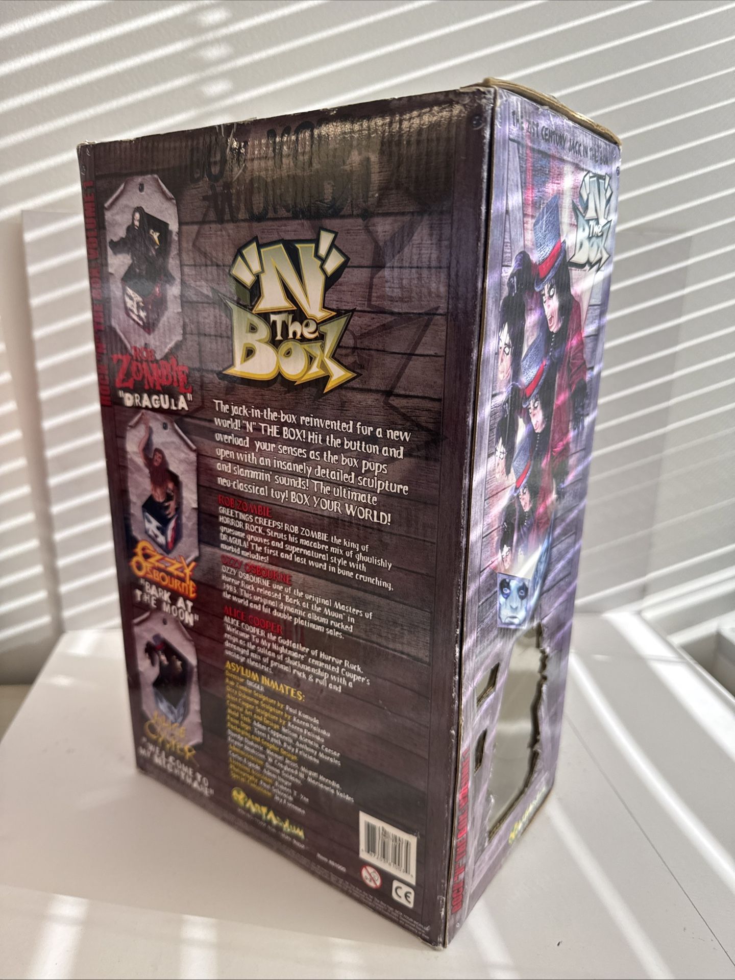 Alice Cooper Welcome to My Nightmare Rock N the Box Figure Jack in Box