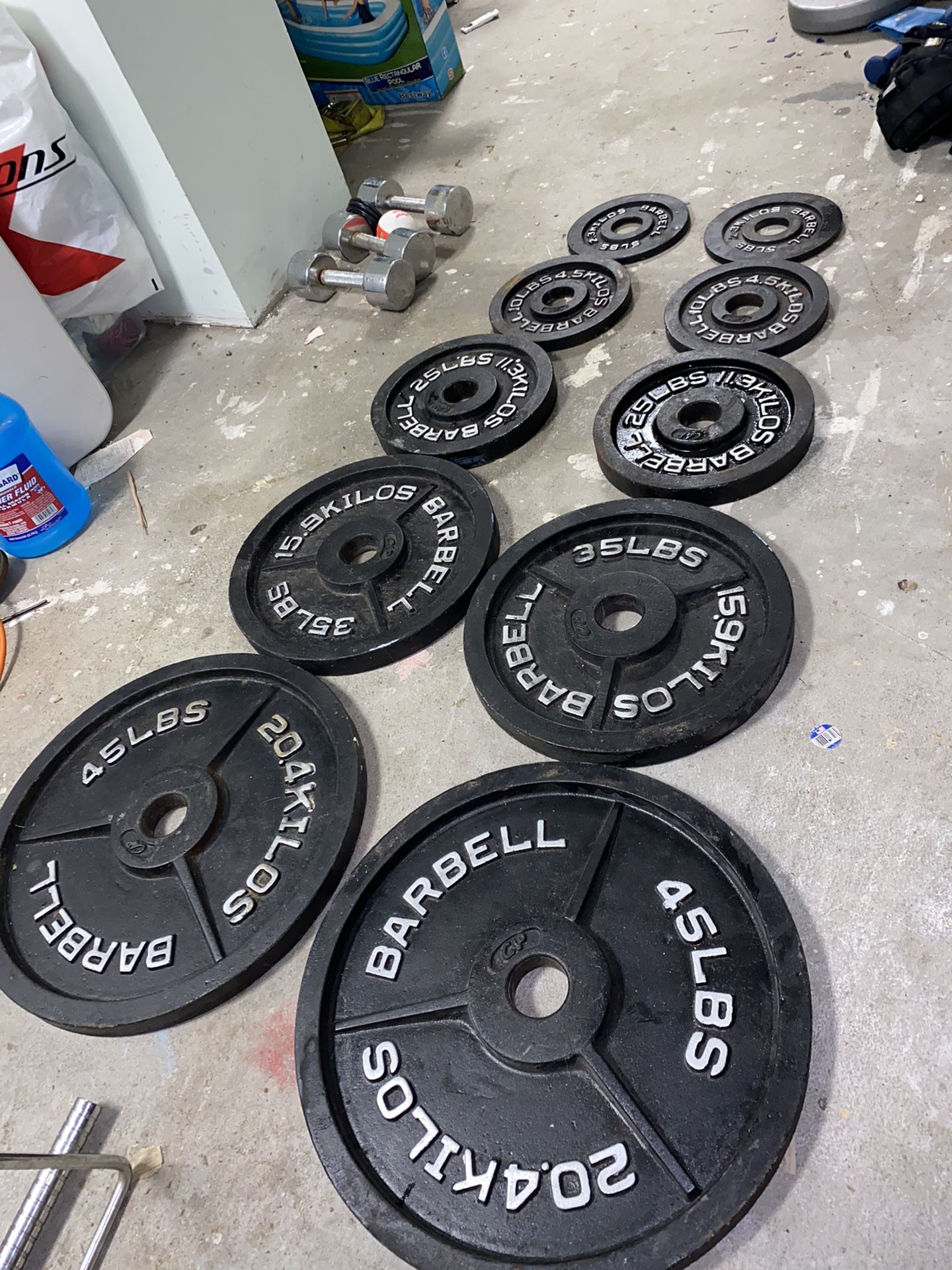 Olympic CAP Weight Set 240lbs Total