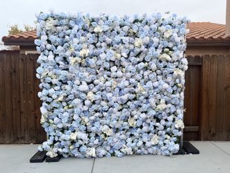 Blue Flower Wall 