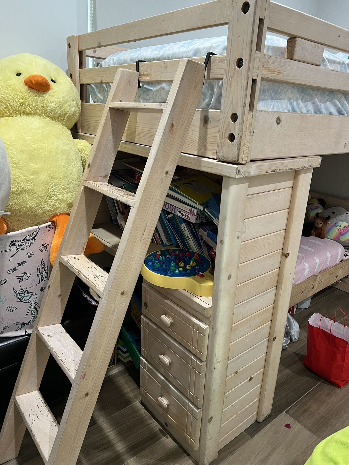 Kids Bunk Bed With Desk