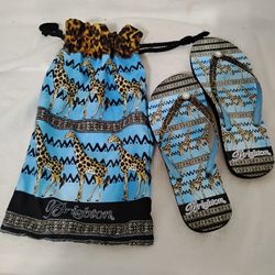 Brighton Flip Flops, Giraffe 