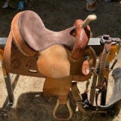 Reinsman Saddle 14" Seat, Semi Quarter Bars, 6.5 To 6.75 Gullet