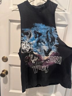 Darc Sport Wolves Cut-Off Tank L