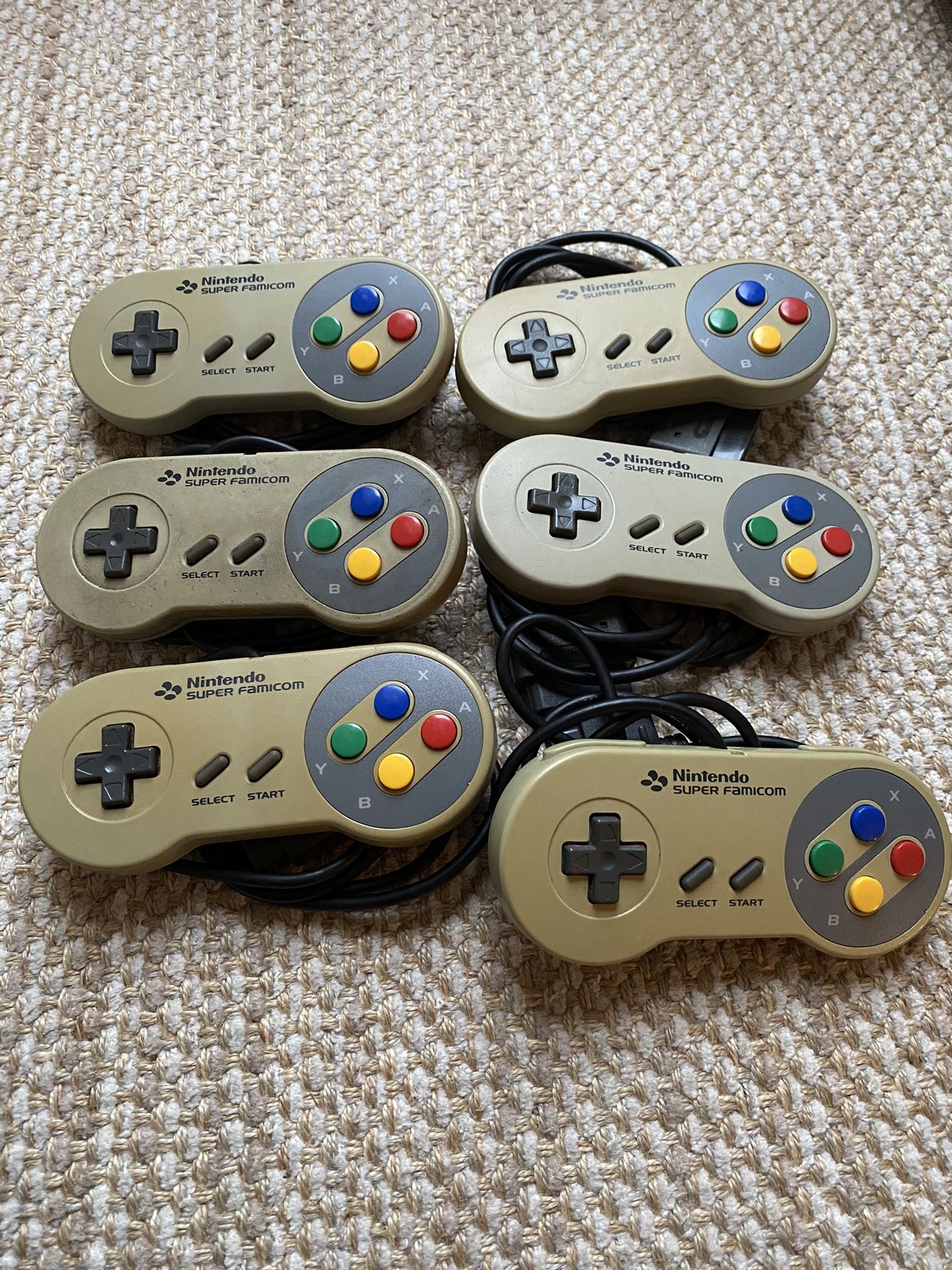 Super Nintendo Controllers