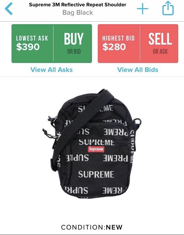 Supreme 3m Reflective Shoulderbag