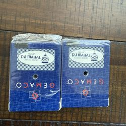 Gemaco Taj Mahal Deck Of Cards-2 Count New In Packing 