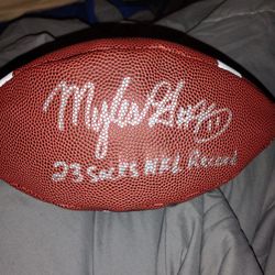 Myles Garrett Signed Autograph Football Cleveland Browns 