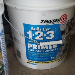 Primer Interior Exterior 5 Gallons And Alex Plus One Box And Glue 2 Gallons 