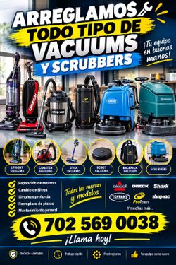 Vacuums, Scrubbers